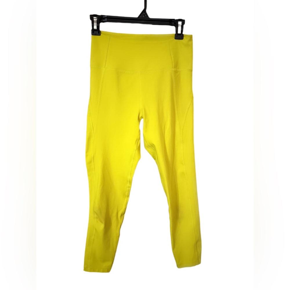 Girlfriend Collective High Rise Yellow 7/8 Leggings Size Medium